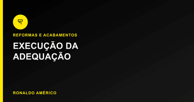 Adequação de padrão de entrada — execução profissional | Ronaldo Américo Adequação de padrão de entrada — execução profissional | Ronaldo Américo