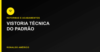 Adequação de padrão de entrada — vistoria técnica | Ronaldo Américo Adequação de padrão de entrada — vistoria técnica | Ronaldo Américo