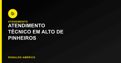 Atendimento técnico em Alto de Pinheiros — eletricista e serviços técnicos | Ronaldo Américo