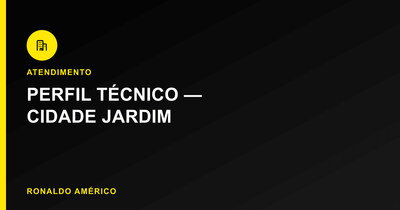 Atendimento técnico em Cidade Jardim — perfil técnico da região | Ronaldo Américo Atendimento técnico em Cidade Jardim — perfil técnico da região | Ronaldo Américo