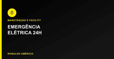 Emergência Elétrica 24h em São Paulo — Facility Services | Ronaldo Américo Emergência Elétrica 24h em São Paulo — Facility Services | Ronaldo Américo