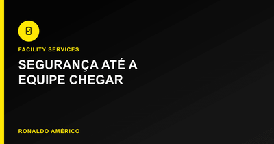 Emergência elétrica — segurança até a chegada da equipe | Ronaldo Américo