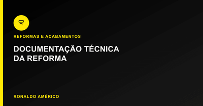 Guia completo de reforma elétrica — documentação técnica da reforma | Ronaldo Américo Guia completo de reforma elétrica — documentação técnica da reforma | Ronaldo Américo