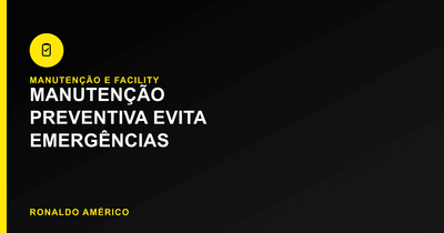 Manutenção elétrica preventiva — por que evita emergências e prejuízo | Blog Ronaldo Américo Manutenção elétrica preventiva — por que evita emergências e prejuízo | Blog Ronaldo Américo