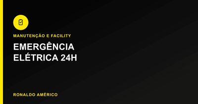 Manutenção elétrica preventiva — emergência elétrica 24h | Ronaldo Américo Manutenção elétrica preventiva — emergência elétrica 24h | Ronaldo Américo