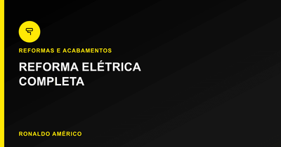 Reforma Elétrica Completa em São Paulo — Reformas Técnicas | Ronaldo Américo Reforma Elétrica Completa em São Paulo — Reformas Técnicas | Ronaldo Américo