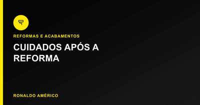 Reforma elétrica completa — cuidados após a reforma | Ronaldo Américo Reforma elétrica completa — cuidados após a reforma | Ronaldo Américo
