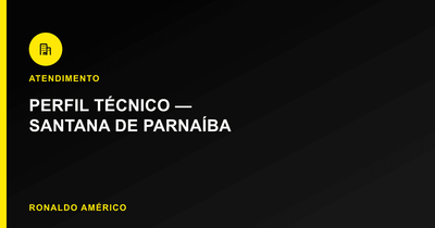 Atendimento técnico em Santana de Parnaíba — perfil técnico da região | Ronaldo Américo Atendimento técnico em Santana de Parnaíba — perfil técnico da região | Ronaldo Américo