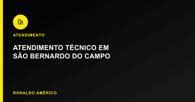 Atendimento técnico em São Bernardo do Campo — eletricista e serviços técnicos | Ronaldo Américo Atendimento técnico em São Bernardo do Campo — eletricista e serviços técnicos | Ronaldo Américo