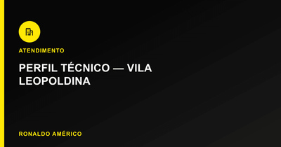 Atendimento técnico em Vila Leopoldina — perfil técnico da região | Ronaldo Américo Atendimento técnico em Vila Leopoldina — perfil técnico da região | Ronaldo Américo