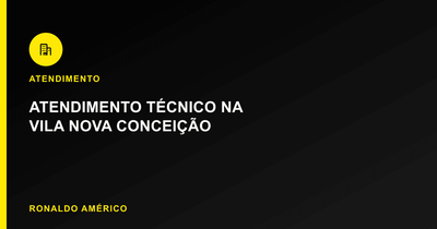 Atendimento técnico em Vila Nova Conceição — eletricista e serviços técnicos | Ronaldo Américo